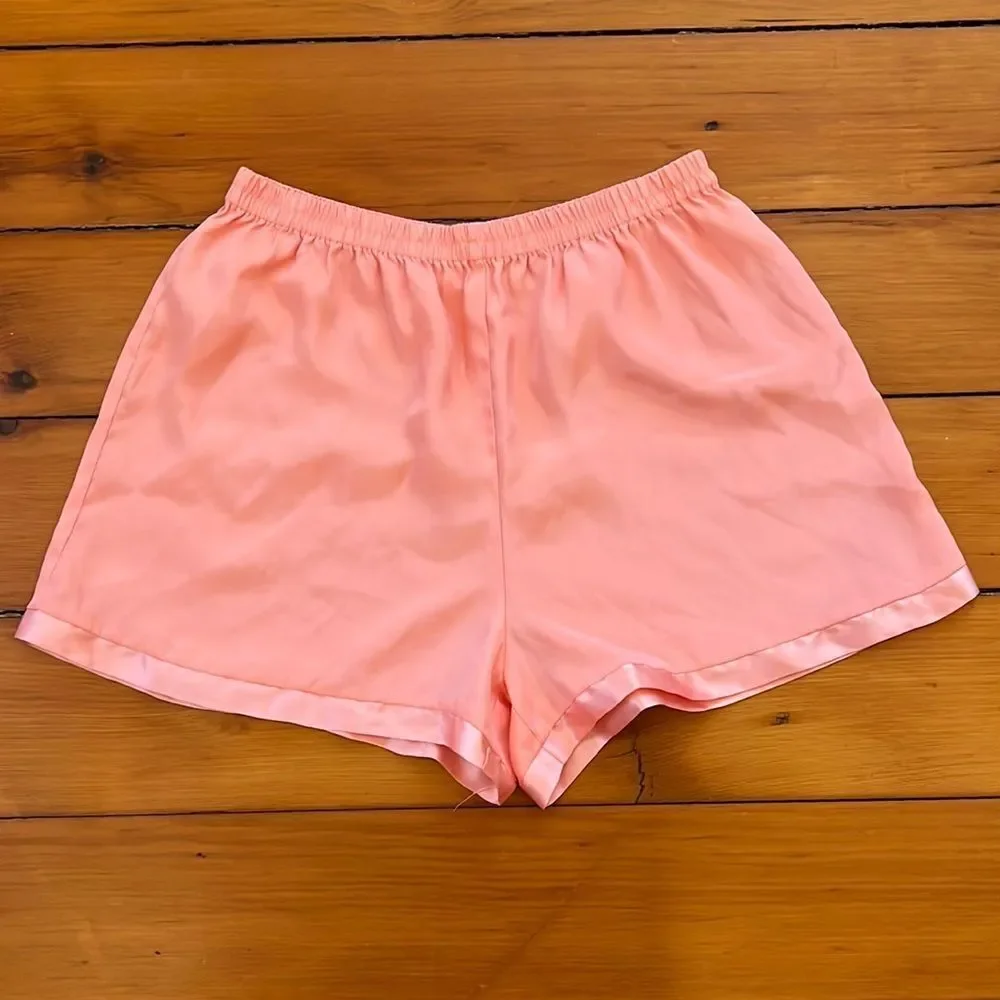 Victoria Secret Sz M Y2K 🍑 Peach Coral Sleep Shorts